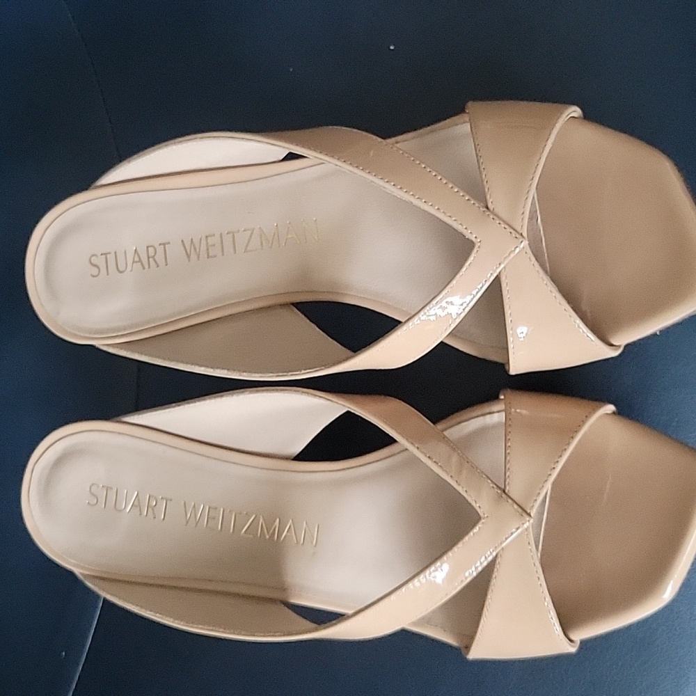 Stuart Weitzman Miami 50 Tan  wedge